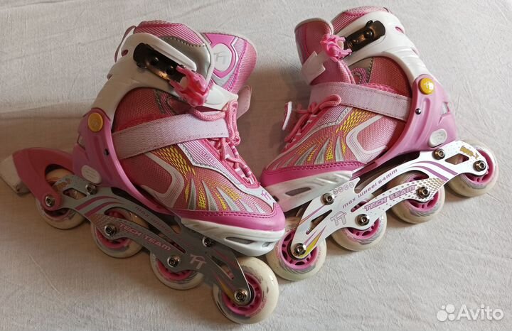 Роликовые детские коньки раздвижные