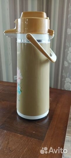 Термос СССР с помпой