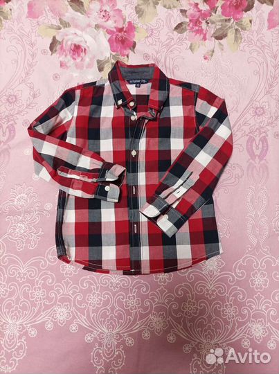 Рубашка для мальчика рост 110