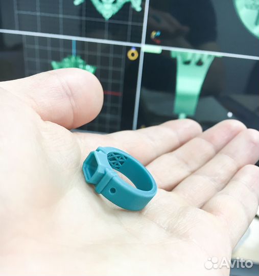 3Д печать ювелирных моделей на принтере SolidScape