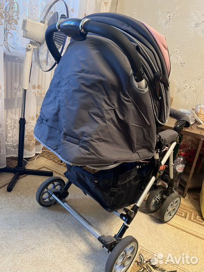 Коляска Capella розовая