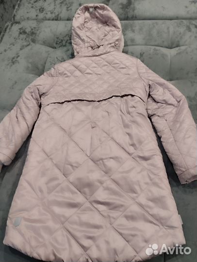Стеганое пальто весна осень на девочку