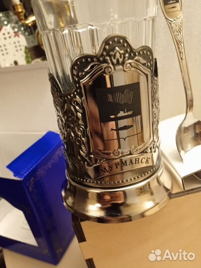 Подстаканник город герой Мурманск