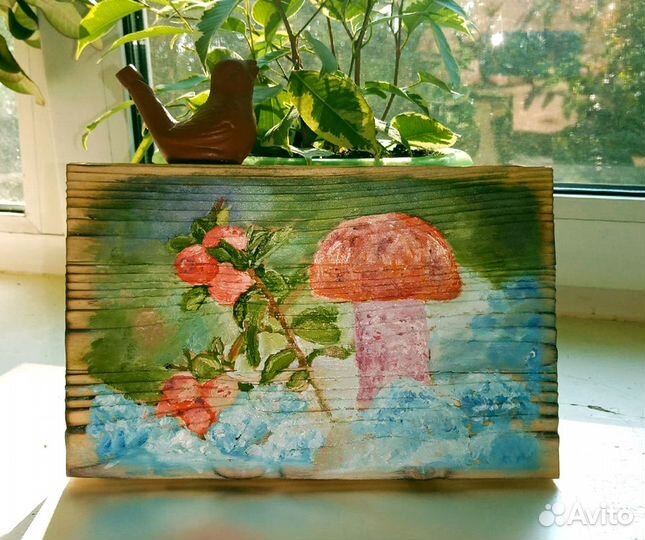 Картины маслом на дереве. Художник Каверин А