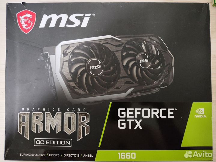 Видеокарта gtx 1660 6gb