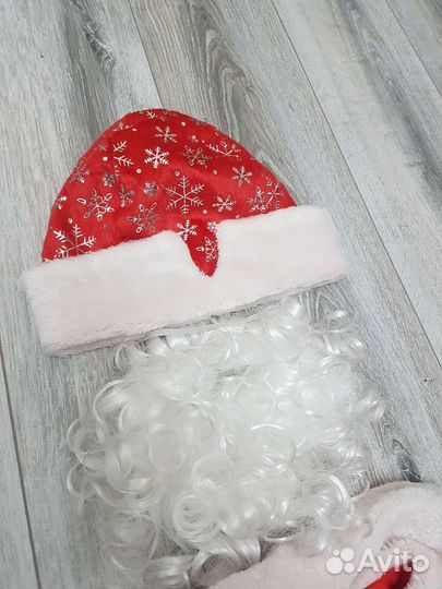 Костюм Деда Мороза детский на 6- 7 лет