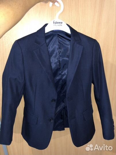 Пиджак школьный для мальчика 122