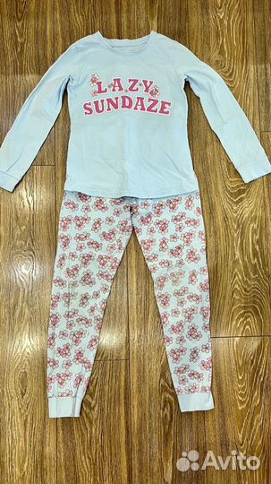 Пижама для девочки 134-140 см. Пакетом