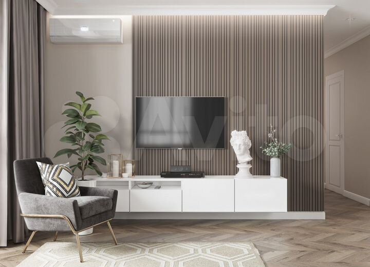 2-к. квартира, 63,7 м², 13/23 эт.