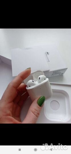Беспроводные наушники, чехлы apple airpods 2