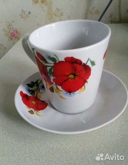 Чашка с блюдцем