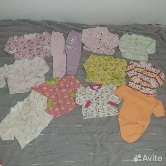 Пакет детских вещей 2-6мес 3-6мес