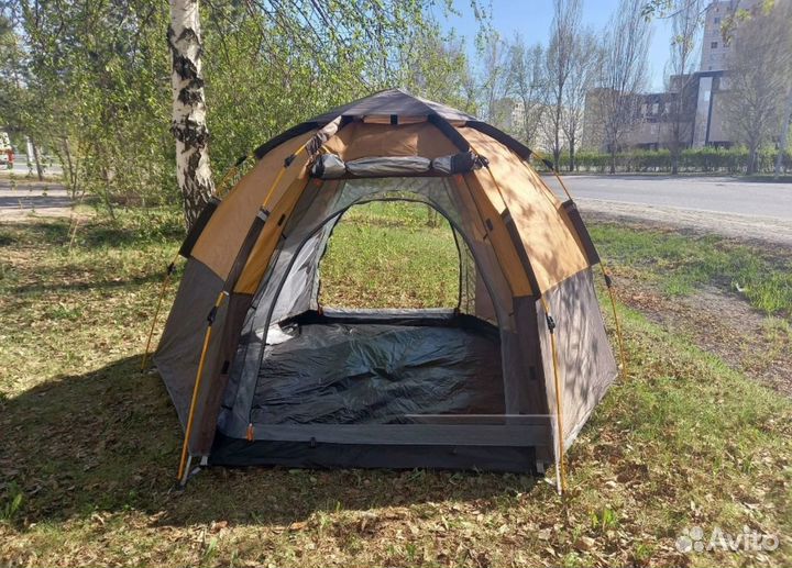 Туристическая 4х местная Автоматическая палатка
