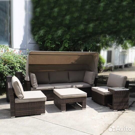 Комплект для отдыха из ротанга
