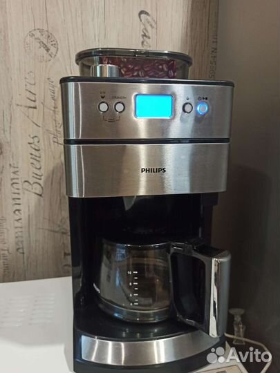 Кофеварка с кофемолкой Philips HD 7751