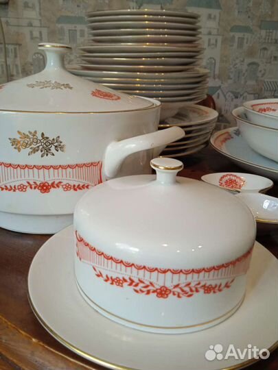 Столовый сервиз СССР Чехословакия Богемия