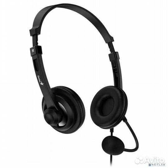 Genius HS-230U, черная, USB, 2.4м