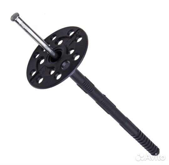 Дюбель для теплоизоляции с металлическим гвоздем