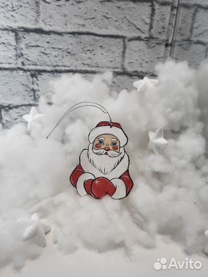 Деревянные елочные игрушки на заказ