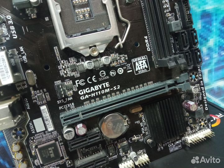 Мат плата Gigabyte H110M S2 LGA 1151