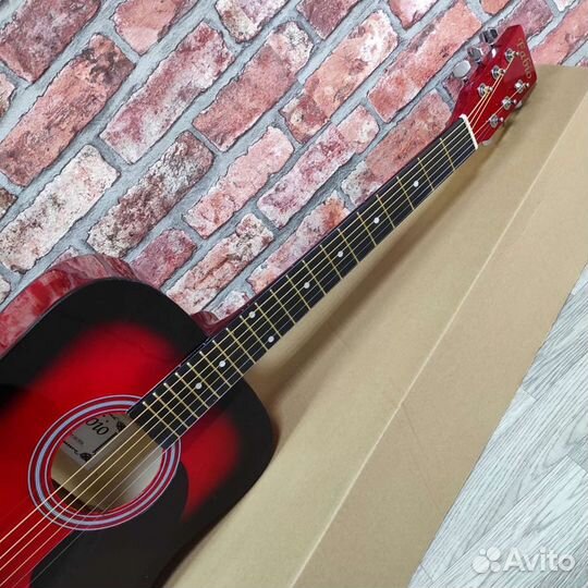 Гитара акустическая новая аналог Fender-Squier