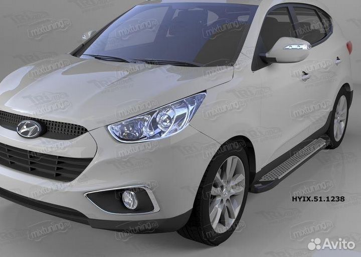 Алюминиевые пороги на кроссовер