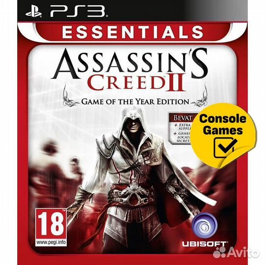 PS3 Assassin's Creed 2 - Game of The Year Новый