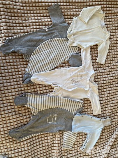 Вещи пакетом для новорожденного 50-56