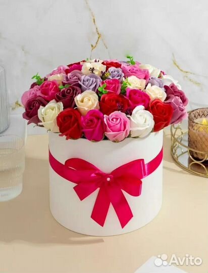 Мыльные розы букеты