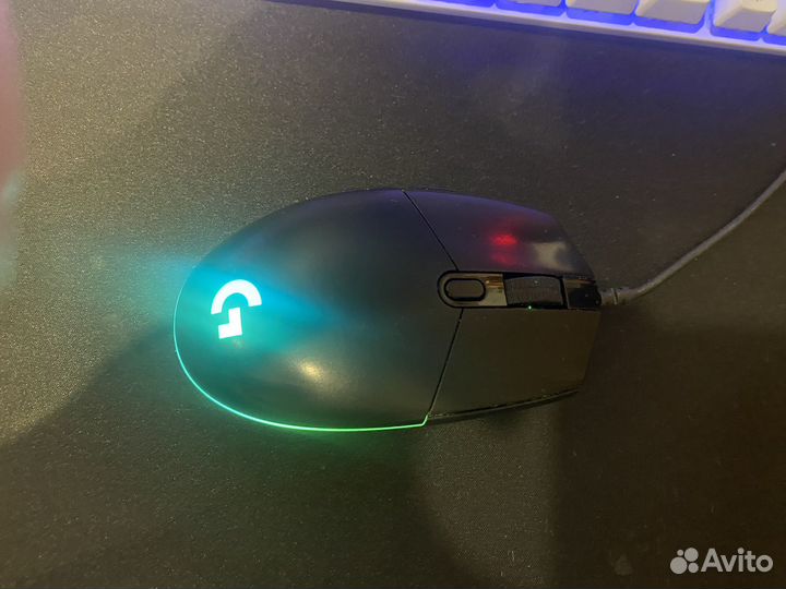 Игровой пк с монитором и клавиатурой