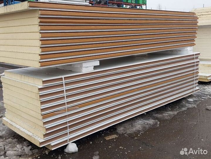 Сэндвич панели 30000 м2 в наличии