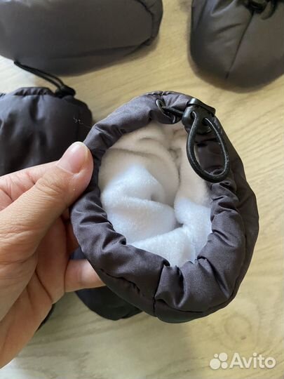 Пинетки и варежки зимние