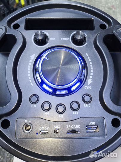 Блютуз колонка с радио и микрофоном / Скидка т04