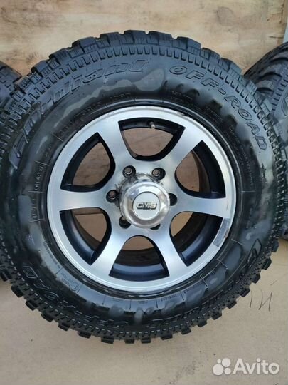 R15 Cordiant Off Road 235/75, PCD 6x139.7 DIA 106
