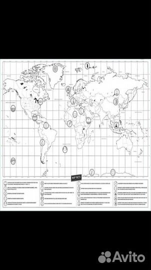 Скретч карта мира