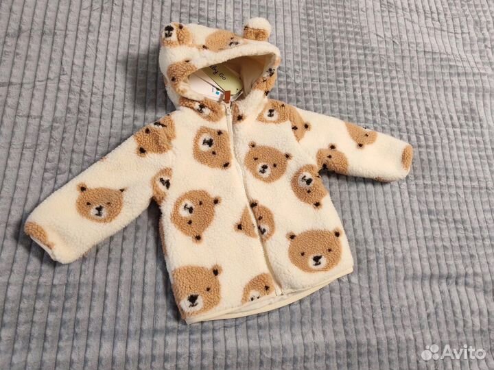 Куртка плюшевая деми Babygo размер 98