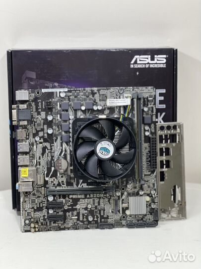 Ryzen 3 1200, A320M, 8gb ddr4, кулер