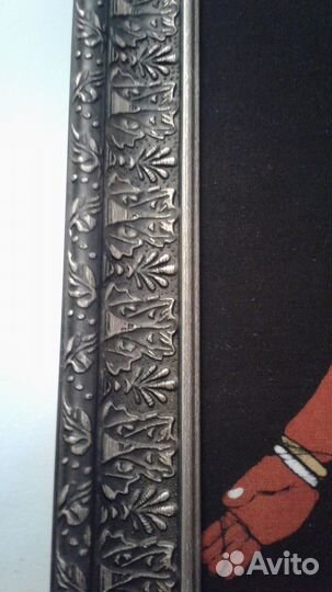 Батик картина в раме цейлон