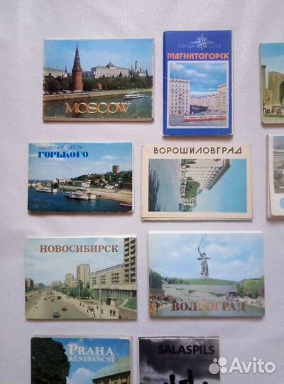 Набор открыток, Почтовые карточки СССР