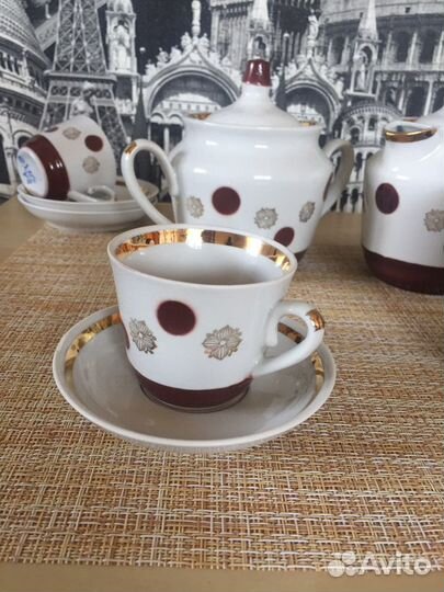 Сервиз кофейный (Городницкий фарфоровый завод)