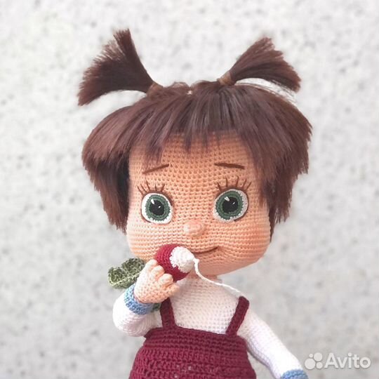 Кукла Маша вязанная