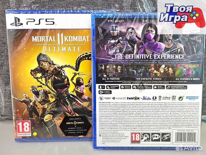 Игра Mortal Kombat 11 ultimate PS5 диск новый