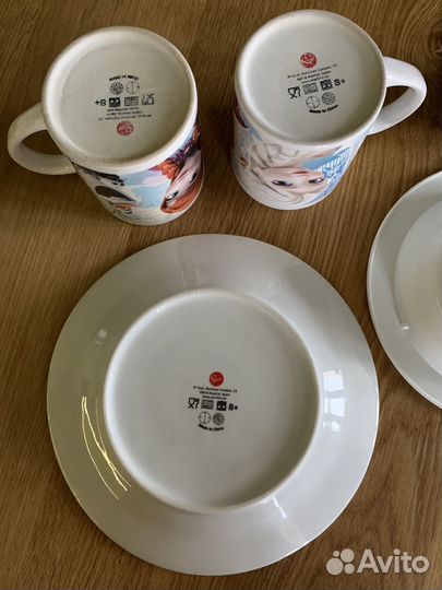 Набор посуды Холодное сердце для девочки 3-6 лет