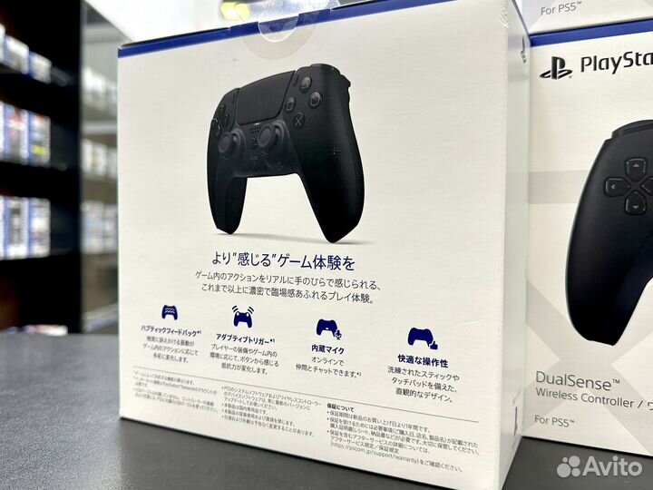 Геймпад PS5 Dualsense черный (новый)