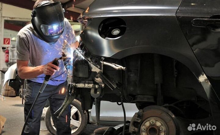 Переварка лонжеронов, стаканов, днища, пола Subaru