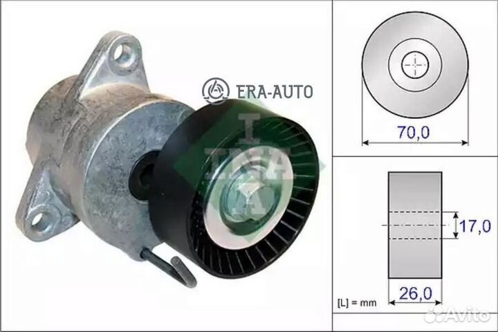 INA 534043910 Натяжитель ремня
