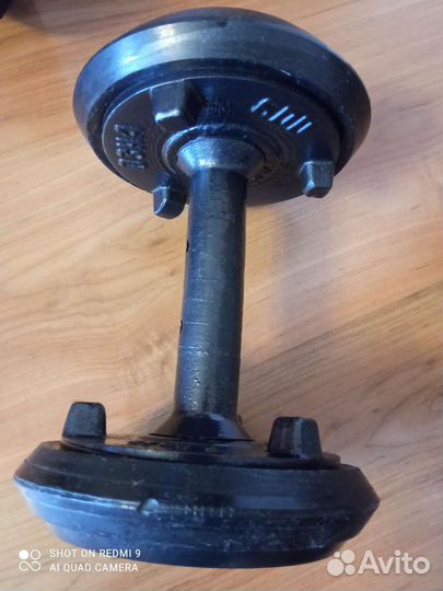 Гантели прорезиненные обода