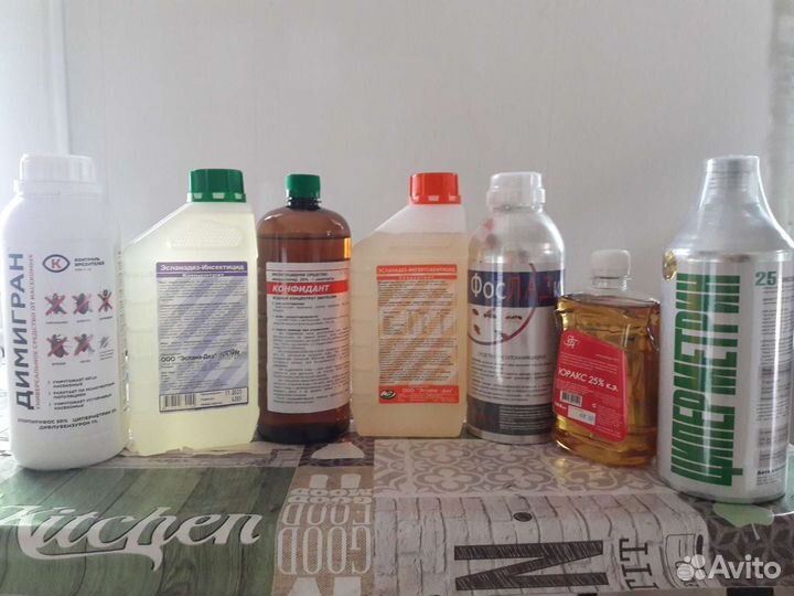 Средства от насекомых (клопов, тараканов, блох )