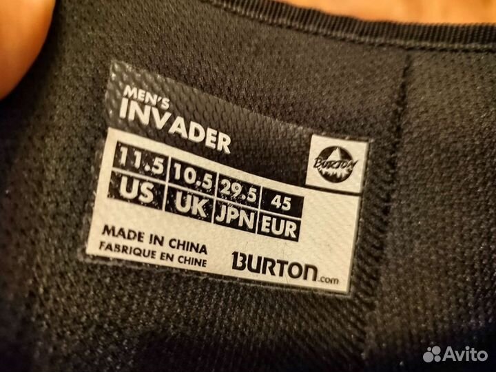 Сноубордические ботинки Burton 45