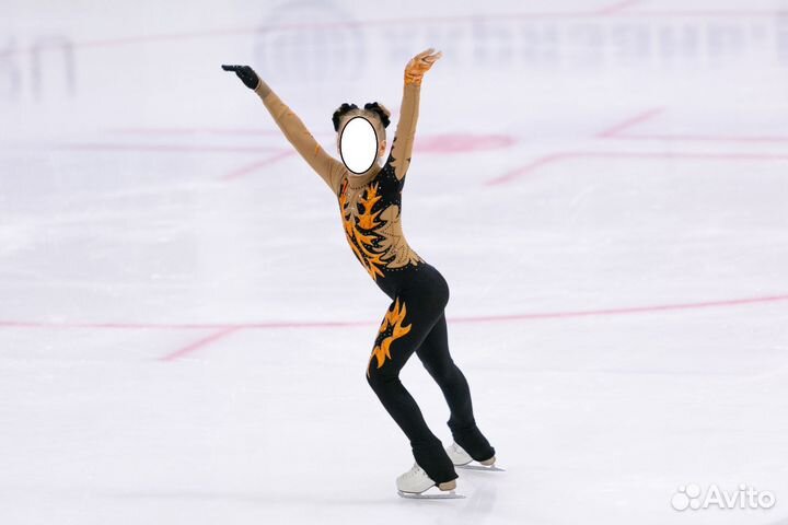 Костюм для фигурного катания (Кошка) 128-134